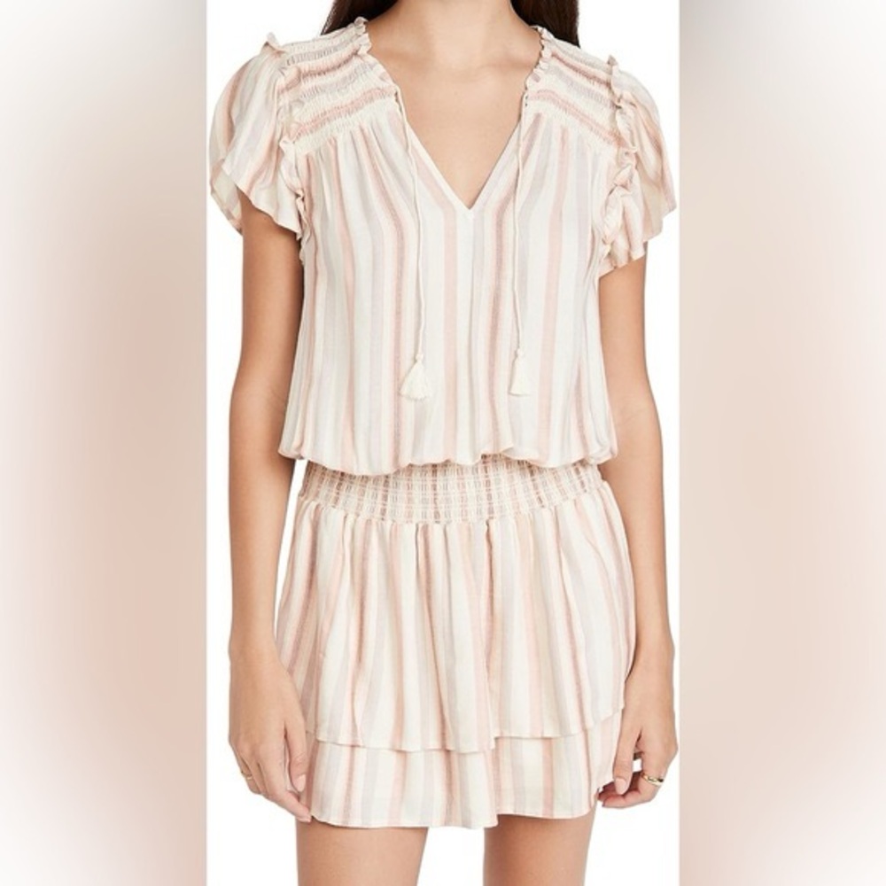 PAIGE Christina Striped Mini Dress - XS